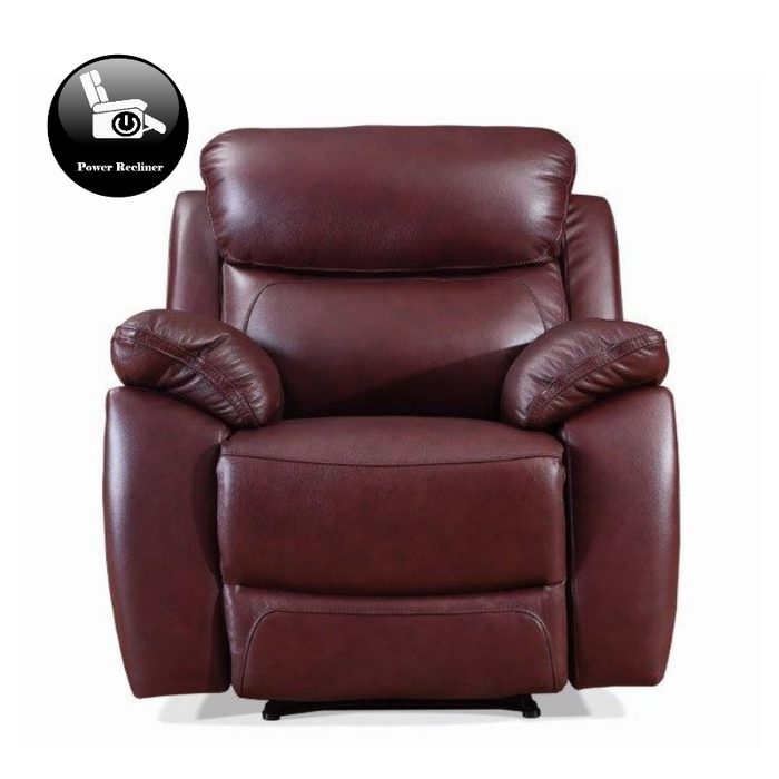 Dallas Leather Recliner Armchair Collection - Choice Of Manual or Power Function - The Furniture Mega Store 