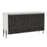 Detroit White & Carbon Grey Oak Woodgrain Medium Sideboard - The Furniture Mega Store 