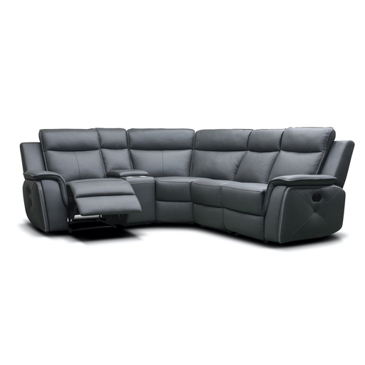 Clayton Leather Modular Recliner Sofa & Chair Collection - Choice Of Colours - The Furniture Mega Store 