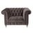 Buxton Velvet Chesterfield Armchair - Various Options - The Furniture Mega Store 