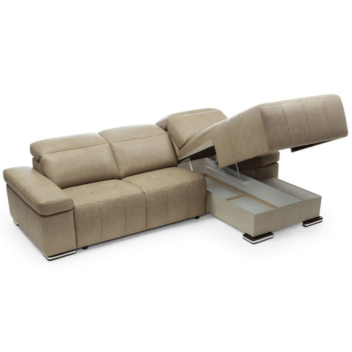 Domo Luxury Leather Modular Sofa Collection - Various Options - The Furniture Mega Store 