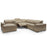 Domo Luxury Leather Modular Sofa Collection - Various Options - The Furniture Mega Store 