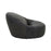 Haxton Vintage Leather Minimalist Chair - Ebony - The Furniture Mega Store 