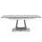 Zeus Grey Ceramic Extendable Dining Table - 160cm - 200cm - The Furniture Mega Store 