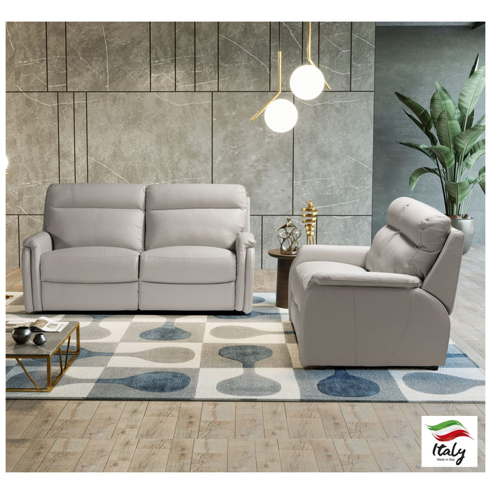 Fox Italian Leather Armchair - Various Options - The Furniture Mega Store 