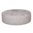 Flair Round Accent Footstool - Coco Truffle Fabric - The Furniture Mega Store 