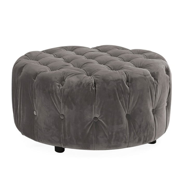 Buxton Velvet Chesterfield Ottoman - Choice Of Colours