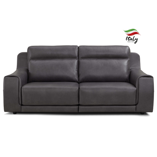 Funes Italian Leather Power Recliner Sofa Collection - Choice Of Sizes & Leather - The Furniture Mega Store 