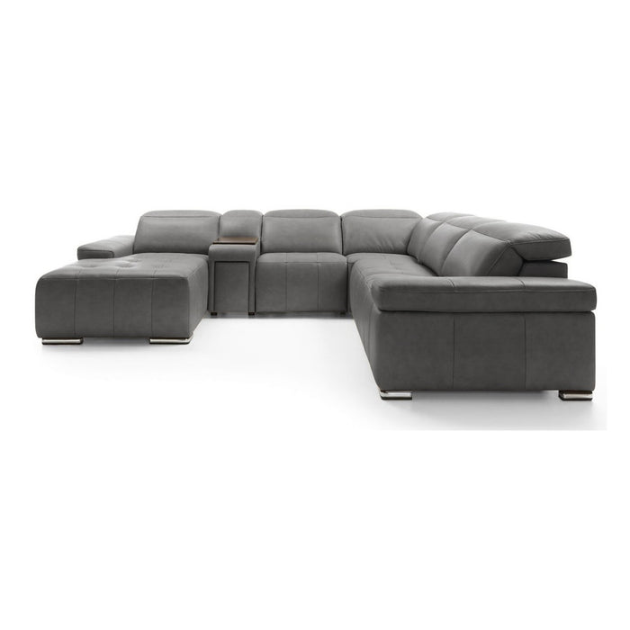 Domo Luxury Leather Modular Sofa Collection - Various Options - The Furniture Mega Store 