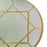 Round Gold Wall Mirror - 80cm - The Furniture Mega Store 