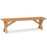 Sailsbury Solid Oak Cross Leg Dining Bench - 175cm - The Furniture Mega Store 