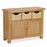 Sailsbury Solid Oak 3 Drawer 2 Door Sideboard - The Furniture Mega Store 