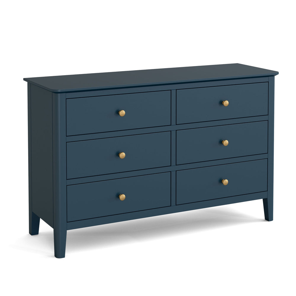 Berkshire Wide Chest Of 6 Drawers - The Furniture Mega Store 