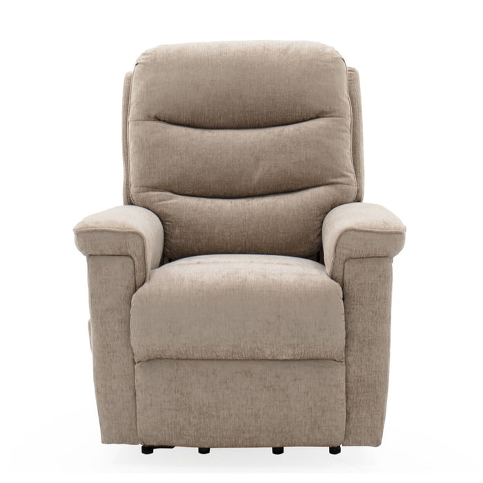 Willow Fabric Power Lift and Rise Recliner Chair - Choice Of Colours - The Furniture Mega Store 