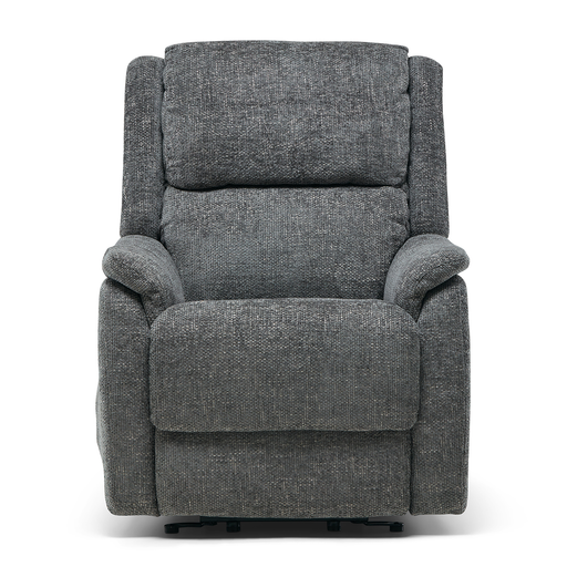 Penrith Fabric Dual Motor Lift and Rise Chair - Grey - The Furniture Mega Store