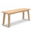 Grand Parquet Oak Dining Bench - 114 cm - The Furniture Mega Store 