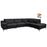 Hypnose Italian Leather Sectional Recliner Sofa - Various Options - The Furniture Mega Store 