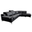 Hypnose Italian Leather Sectional Recliner Sofa - Various Options - The Furniture Mega Store 