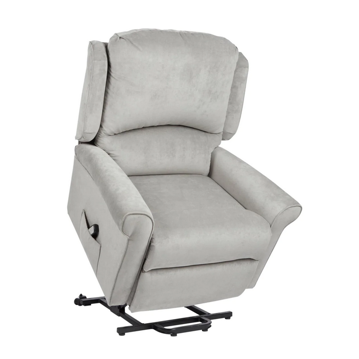 Hampton Dual Motor Rise & Recliner Chair - Choice Of Sizes & Fabric - The Furniture Mega Store 