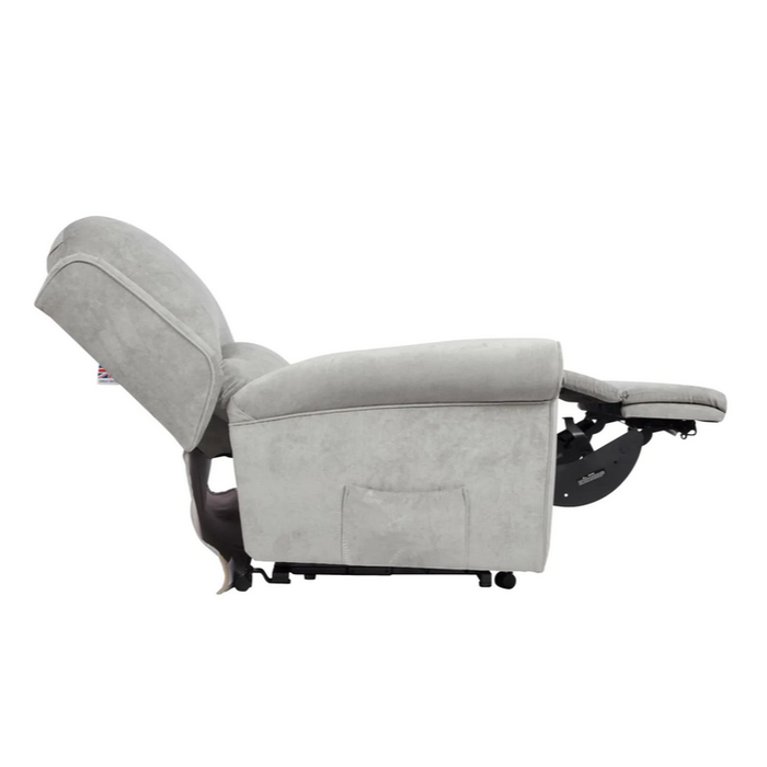 Hampton Dual Motor Rise & Recliner Chair - Choice Of Sizes & Fabric - The Furniture Mega Store 