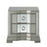 Lucca Grey Mirrored 2 Drawer Bedside Cabinet - The Furniture Mega Store 