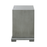 Lucca Grey Mirrored 3 Drawer Bedside Cabinet - The Furniture Mega Store 