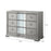 Lucca Grey Mirrored 3 Drawer Chest - The Furniture Mega Store 