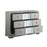 Lucca Grey Mirrored 3 Drawer Chest - The Furniture Mega Store 