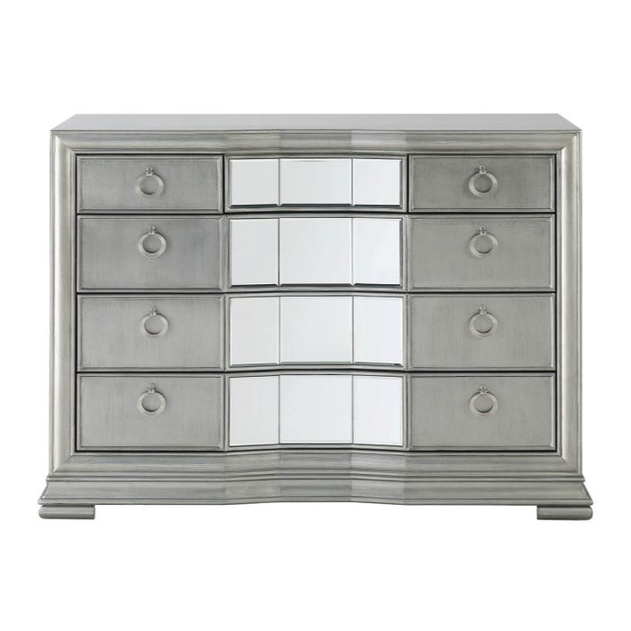 Mirrored 5 clearance drawer chest