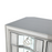 Lucca Grey Mirrored 9 Drawer Dressing Table - The Furniture Mega Store 