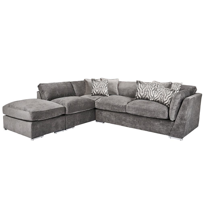 Phoenix Fabric Corner Sofa Collection - Choice Of Sizes - The Furniture Mega Store 