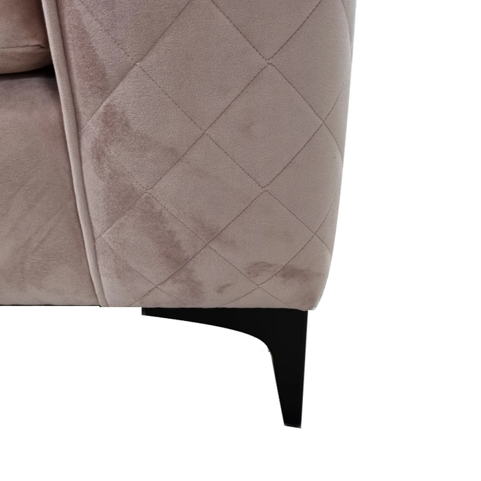 Darcy Velvet Sofa & Armchair Collection - Choice Of Colours - The Furniture Mega Store 