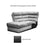 Ellis Modular Fabric Recliner Sofa & Chair Collection - Manual Recliner - The Furniture Mega Store 