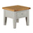 Chester Dove Grey & Solid Oak 1 Drawer Side Table - The Furniture Mega Store 