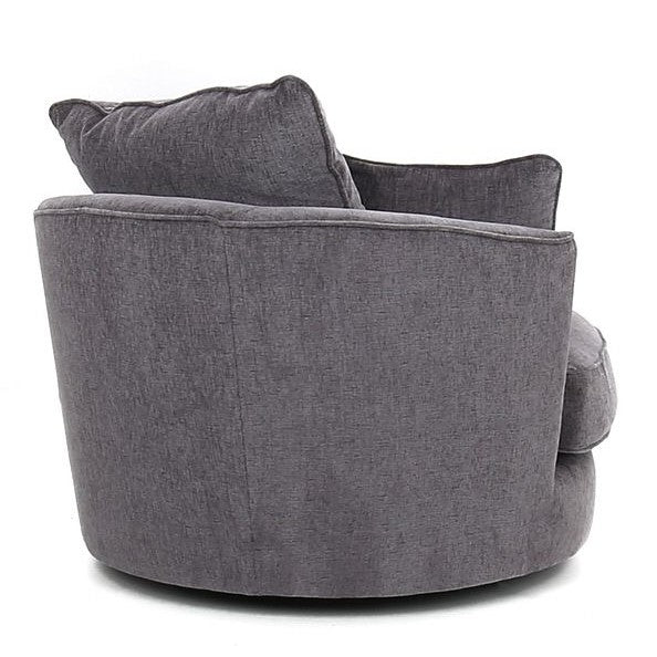 Fantasia Fabric Swivel Chair - Choice Of Colours - The Furniture Mega Store 