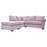 Albany Fabric Corner Chaise End Sofa - Choice Of Colours - The Furniture Mega Store 