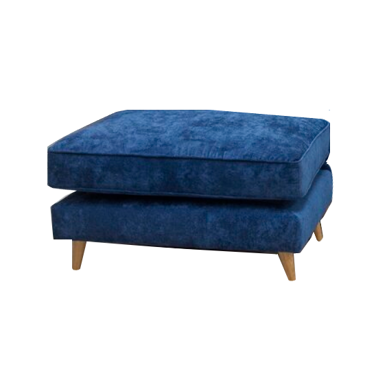Milly Fabric Corner Chaise Sofa & Footstool - Choice Of Colours - The Furniture Mega Store 