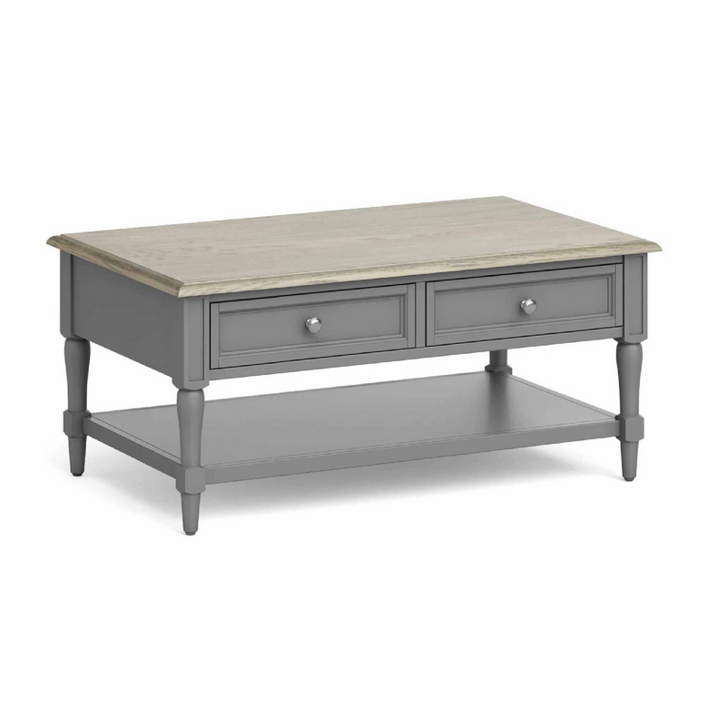 Marseille Coffee Table With Drawers - The Furniture Mega Store 