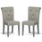 Marseille Grey Painted Dining Chairs - Set Of 2 - The Furniture Mega Store 