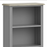 Marseille Grey Painted Slim Bookcase - The Furniture Mega Store 