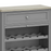 Marseille Grey Painted Wine Cabinet - The Furniture Mega Store 