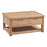 Romsey Solid Oak 2 Drawer Small Coffee Table - The Furniture Mega Store 