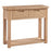 Romsey Solid Oak 2 Drawer Console Table - The Furniture Mega Store 