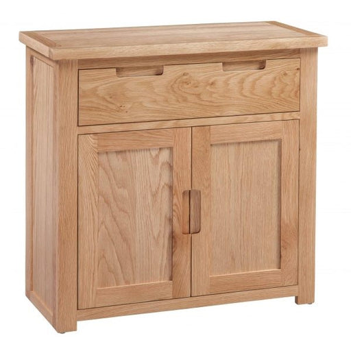 Romsey Solid Oak Hall Cupboard - The Furniture Mega Store 