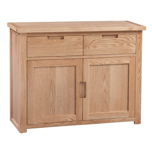 Romsey Solid Oak 2 Drawer 2 Door Medium Sideboard - The Furniture Mega Store 