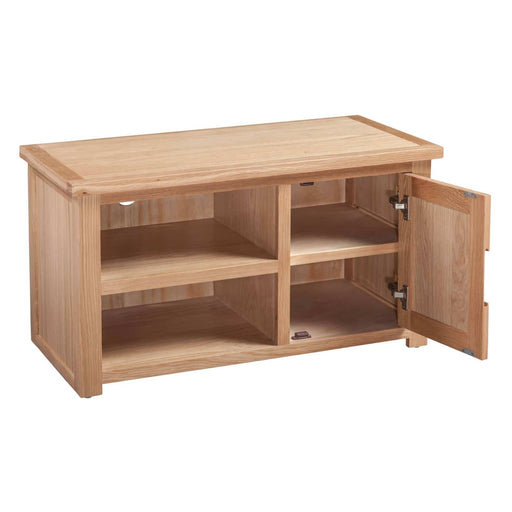 Romsey Solid Oak TV Cabinet - The Furniture Mega Store 
