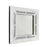 Square Inlaid Crystal Wall Mirror - The Furniture Mega Store 