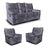 Milo Fabric Recliner 2 Seater & 3 Seater Sofa Or 3 Seater & x2 Armchairs Set - The Furniture Mega Store 