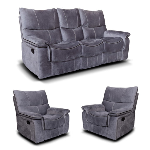 Milo Fabric Recliner 2 Seater & 3 Seater Sofa Or 3 Seater & x2 Armchairs Set - The Furniture Mega Store 