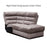 Ellis Corner Modular Fibre Fabric Recliner Sofa - Manual Or Power With USB Charging Port - The Furniture Mega Store 